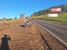 Colisão entre carro e moto deixa homem ferido na SC-386, em Mondaí