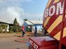Incêndio destrói depósito de residência em São Miguel do Oeste 