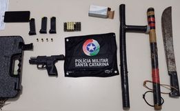 PM de SMOeste prende três pessoas por disparos de arma de fogo e danos
