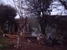 Casa é totalmente consumida em incêndio no interior de Campo Erê