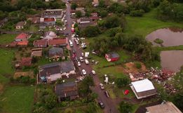 Proteção e Defesa Civil confirmam passagem de três tornados no Oeste de SC