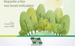 Coleta de materiais recicláveis no interior será na próxima semana em SMOeste