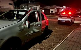 Colisão entre carro e moto na Willy Barth deixa mulher ferida em SMOeste