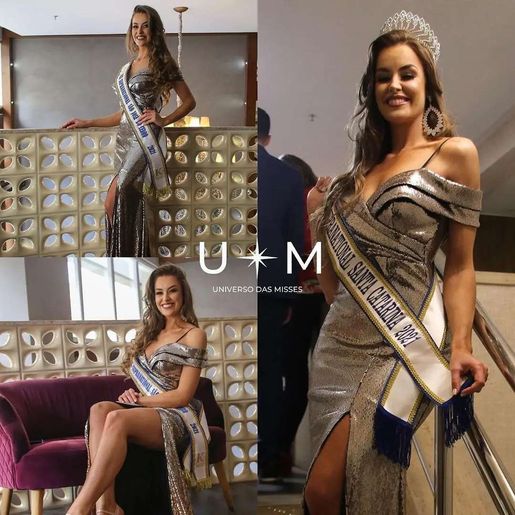 Cedrense Marcilene Menegassi é eleita Miss Santa Catarina Supranational 2021