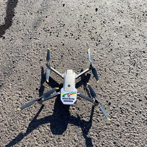 Polícia Militar Rodoviária lança programa de fiscalização por drones para diminuir acidentes graves