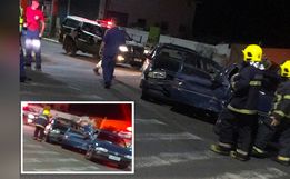 SMO: Colisão entre carros mobiliza bombeiros e PM