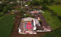 Prefeita de Dionísio Cerqueira alerta para necessidade de reforço na Defesa Civil após tornado