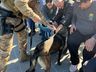 Canil da Polícia Militar visita Apae de Itapiranga 