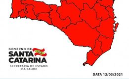 Santa Catarina tem todas as regiões classificadas com risco gravíssimo