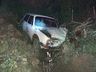 Motorista fica ferido em saída de pista no interior de Iraceminha
