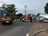 Colisão entre moto e van deixa homem ferido na Willy Barth, em SMOeste