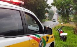Polícia Rodoviária localiza moto que havia sido furtada