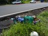 Colisão lateral deixa motociclista ferido na BR-282 em SMOeste 