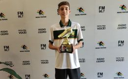 Cedrense é artilheiro do Regional de Amadores sub-18