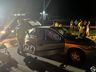 VÍDEO: Colisão entre carro e caminhão deixa homem ferido na BR-282
