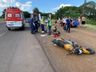 Homem fica gravemente ferido após colisão entre motos na BR-163 