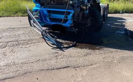 Caminhoneiro força ultrapassagem e provoca acidente na BR 163