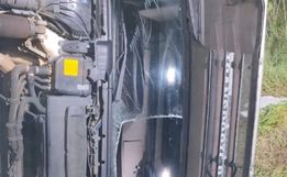 Motorista tem perna esmagada em capotamento na SC-157
