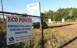 Ameosc registra diminuição de materiais no Ecoponto em SMOeste