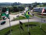 Confira imagens aéreas da carreata de 7 de setembro em São Miguel do Oeste