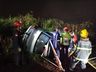 Veículo sai da pista e capota no interior de Itapiranga