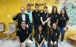 Vereadores mirins fazem visita oficial aos expositores da Faismo 2024