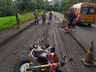 Jovem fica ferido em queda de motocicleta na SC 163, em Itapiranga