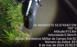 Identificada vítima de acidente na SC-160 entre Campo Erê e Saltinho 