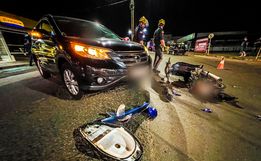 Acidente deixa casal ferido na Willy Barth em São Miguel do Oeste