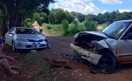 Colisão entre dois veículos deixa duas pessoas feridas no interior de Tunápolis