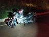 Motociclista fica ferido em queda de moto na SC-305