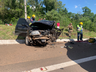 Colisão frontal causa morte na BR-282 entre SMO e Paraíso 