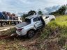 VÍDEO: mulher sofre ferimentos leves em saída de pista na BR-282
