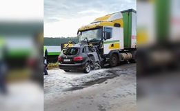 Homem morre após batida entre carro e caminhão na BR-282 em Maravilha