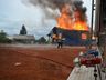 VÍDEO: Casa é destruída por incêndio em Campo Erê 