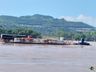 Retomada travessia da balsa no Rio Uruguai em Itapiranga