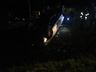 Mulher fica ferida em capotamento de caminhonete da BR 163