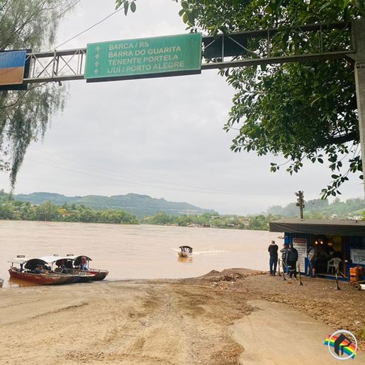 ATUALIZAÇÃO: Nível do Rio Uruguai em Itapiranga está reduzindo