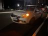 Colisão entre dois carros é registrada no centro de São Miguel do Oeste
