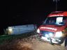 Tombamento de caminhão no interior de São João do Oeste deixa dois feridos
