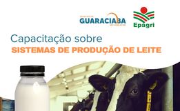 Guaraciaba promove capacitação sobre produção de leite no dia 24 de abril
