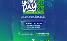 Unoesc Day 2025 deve reunir mais 2.500 estudantes em São Miguel do Oeste