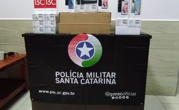 Polícia apreende mercadorias de contrabando e descaminho durante abordagem
