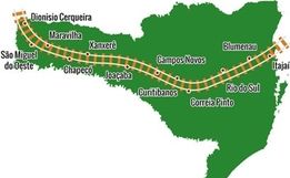 Ferrovia entre Extremo Oeste e litoral catarinense é pauta de reunião com governador