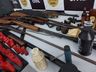 Polícia apreende armas e munições e homem é preso no interior de Descanso