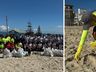 Milhares de bitucas de cigarro são flagradas em praia dos argentinos em Florianópolis