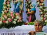 Fiéis acompanham missa de Nossa Senhora do Caravaggio em Guaraciaba