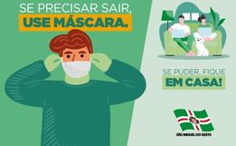 OBRIGATÓRIO: Uso de máscara nas repartições municipais e para profissionais do comércio