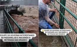 Cataratas de Quilombo são interditadas por conta das fortes chuvas
