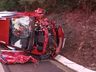 Colisão frontal deixa um morto e quatro feridos na BR 282, em Pinhalzinho